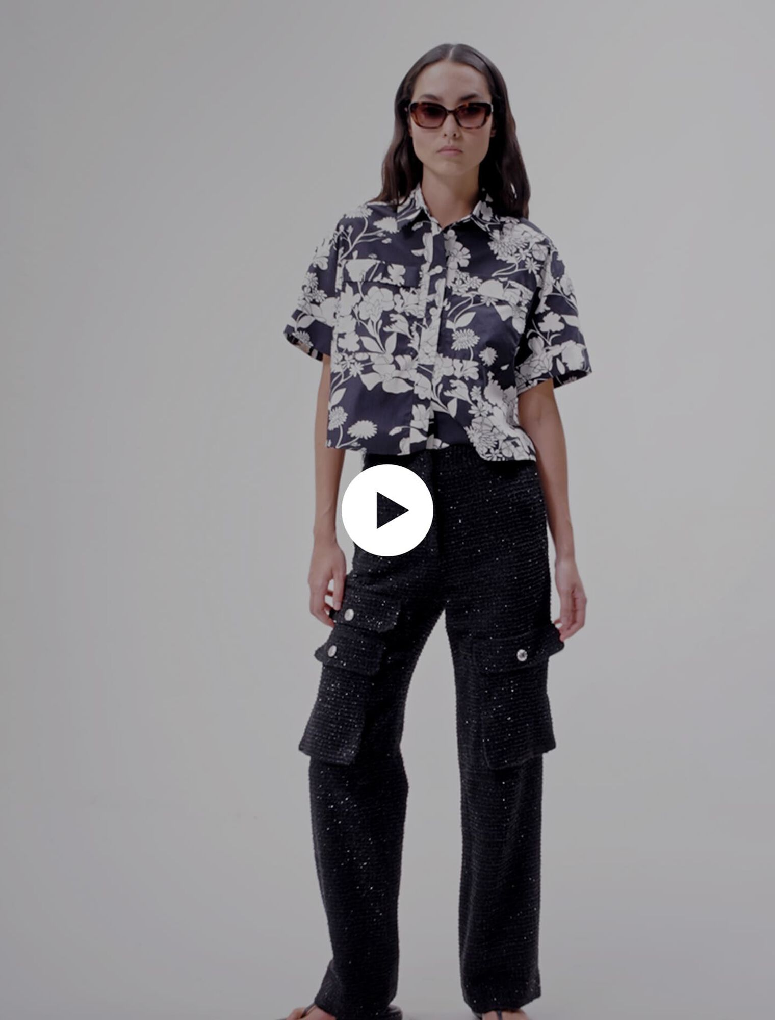 Pantaloni in tweed