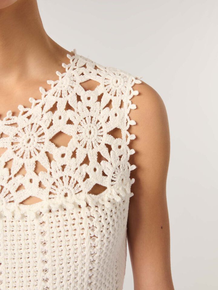 Abito corto in crochet