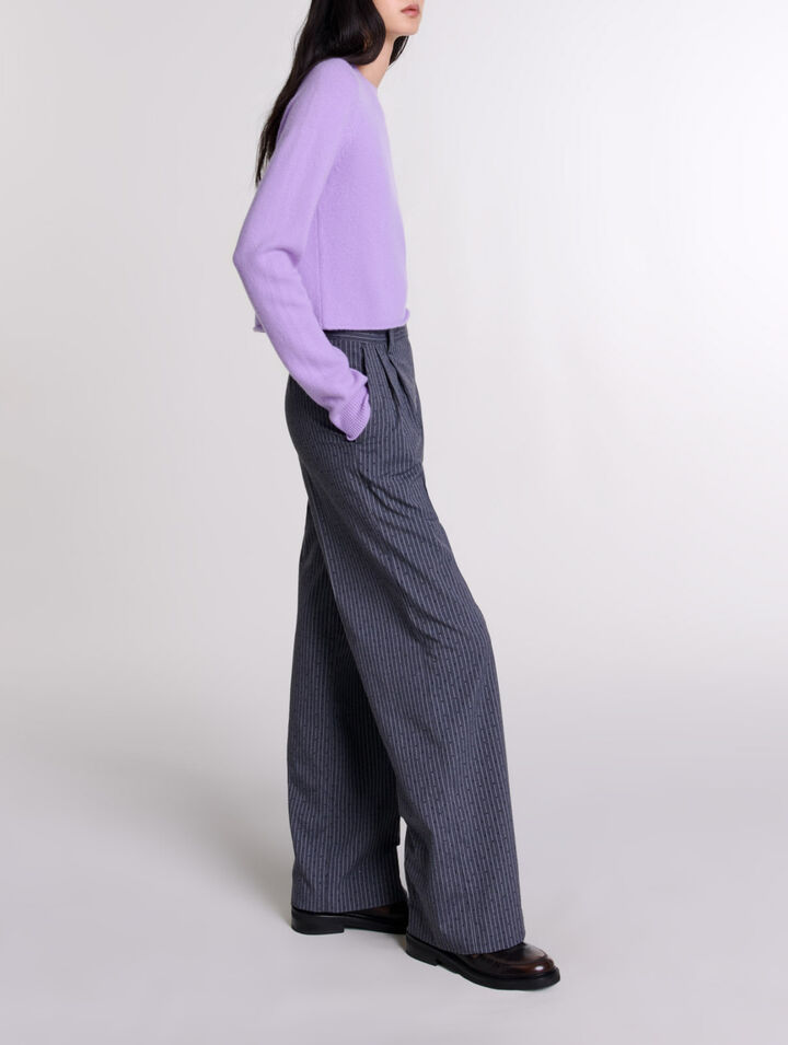 Pantaloni da tailleur glitterati