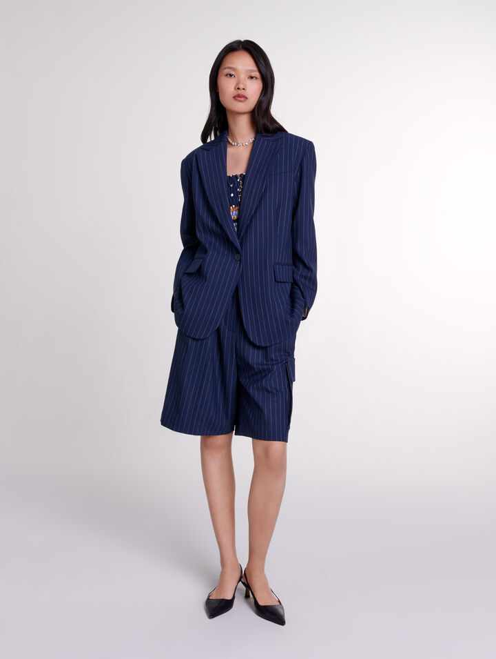 Giacca da tailleur a righe