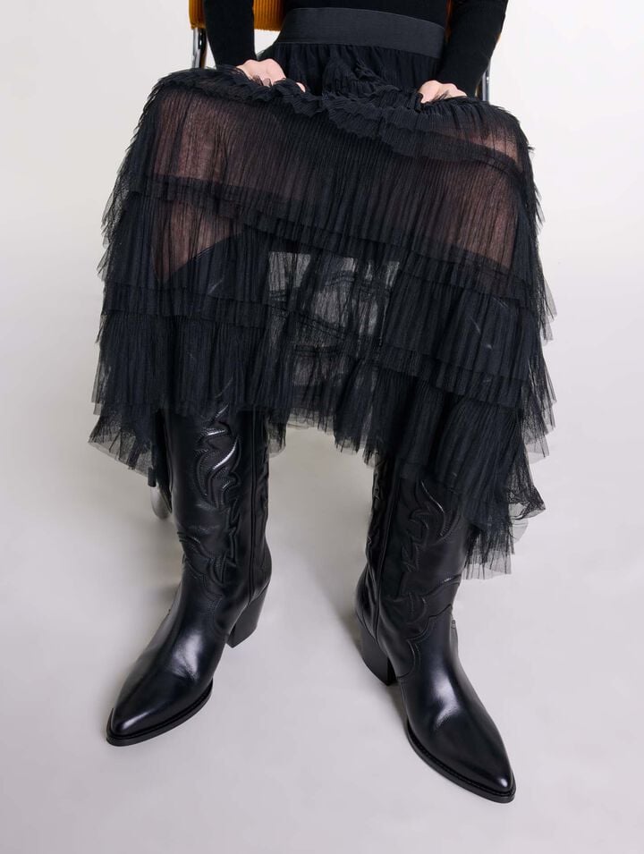 Gonna midi in tulle
