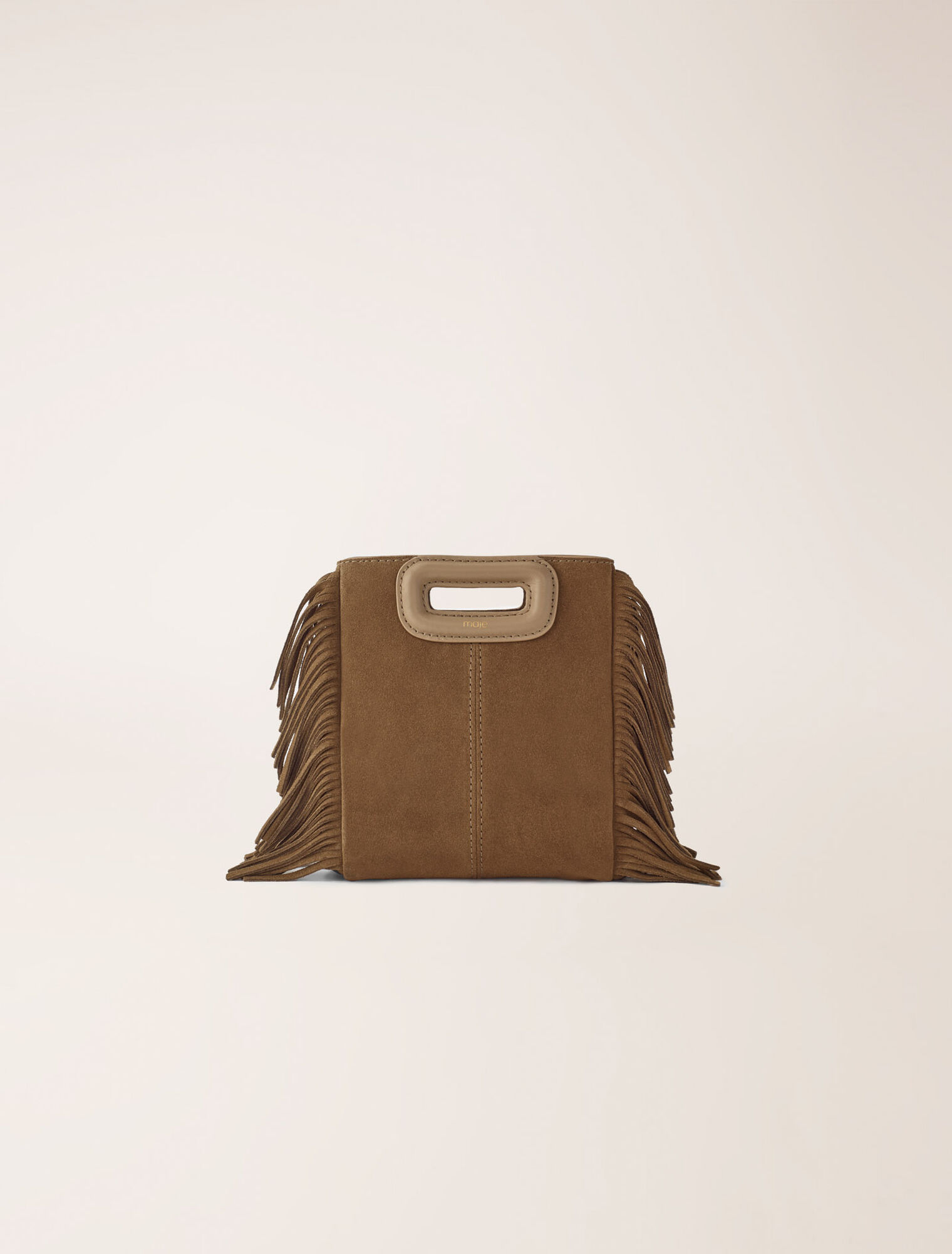 Borsa mini M in pelle scamosciata