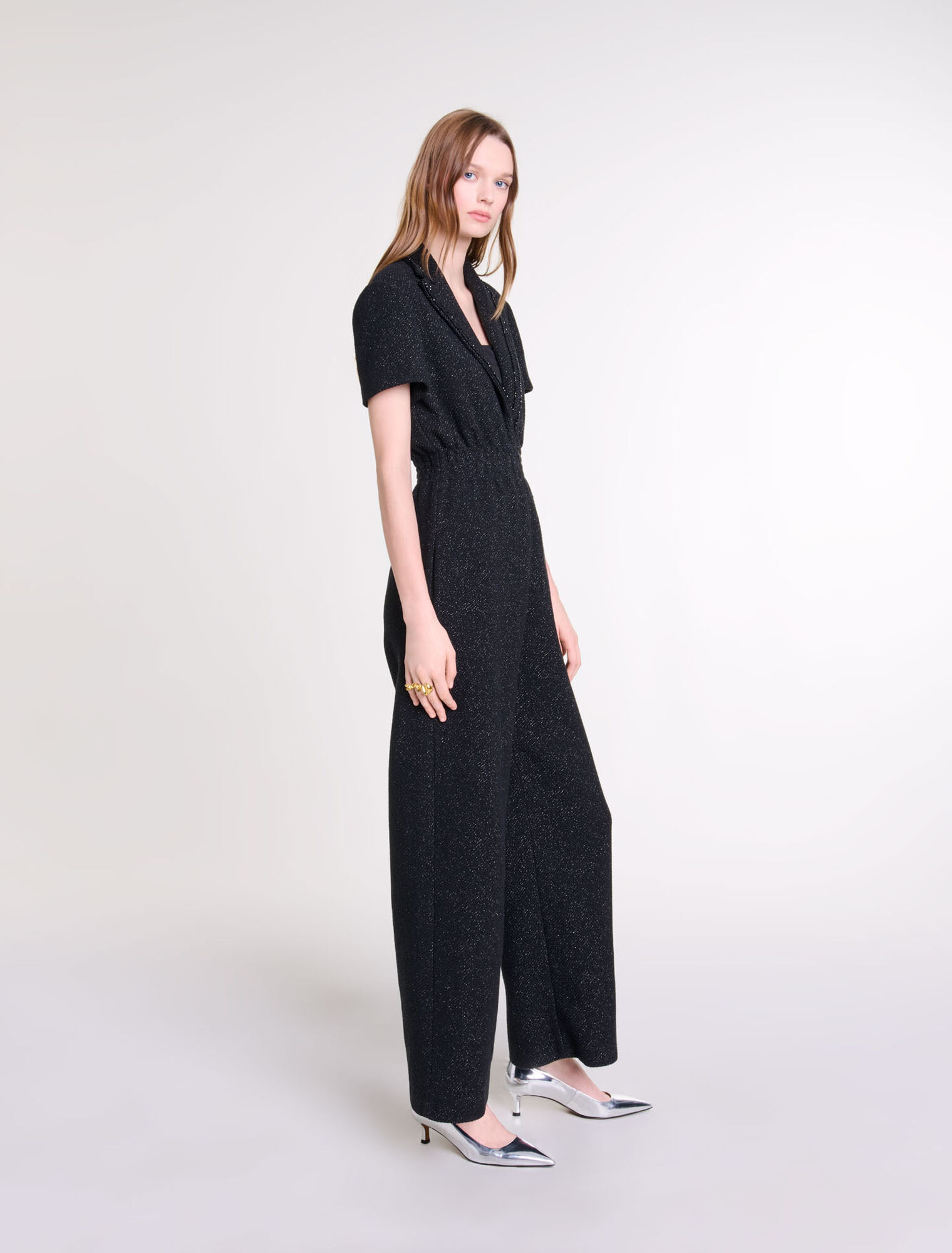 Tuta jumpsuit in tweed