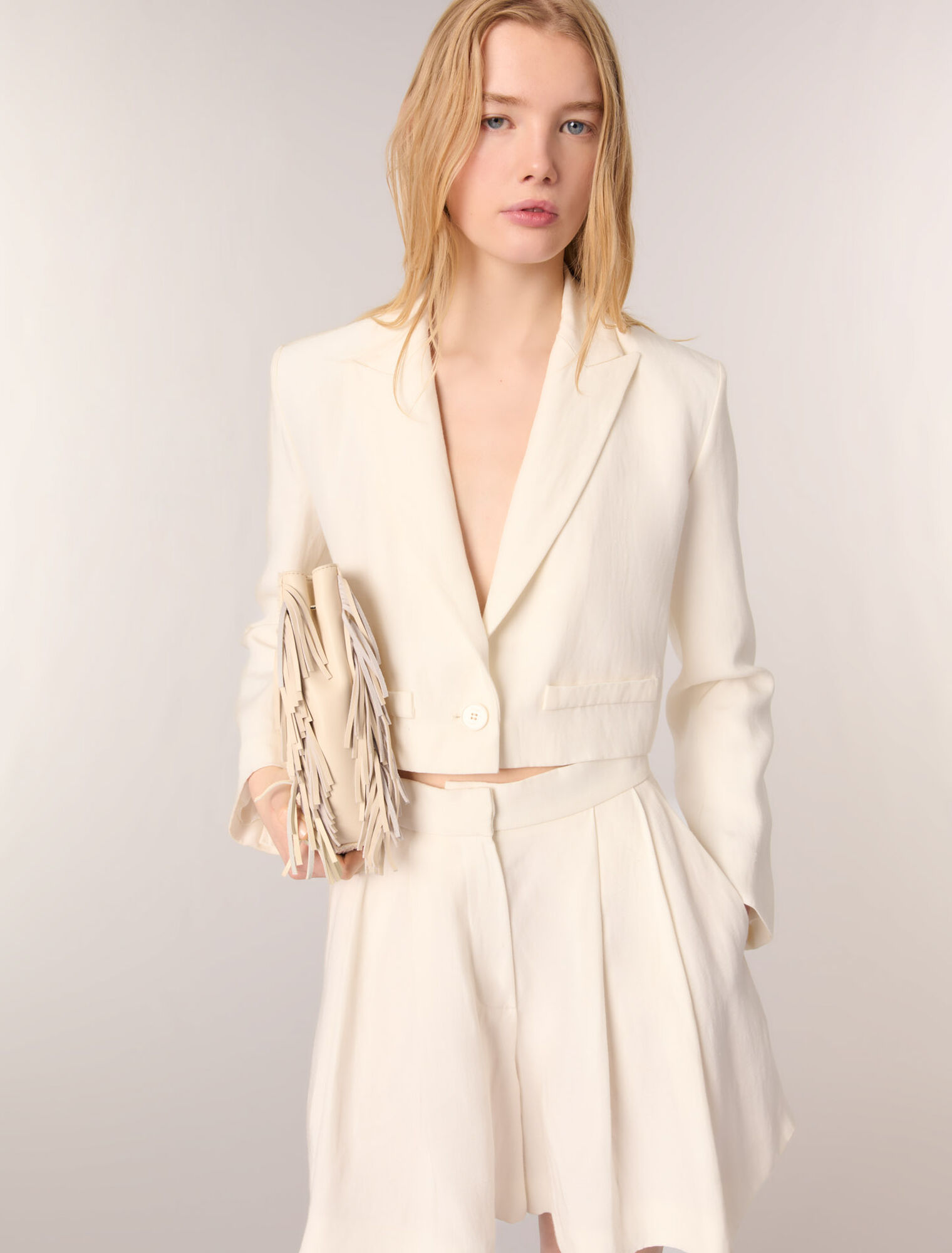 Giacca da tailleur corta