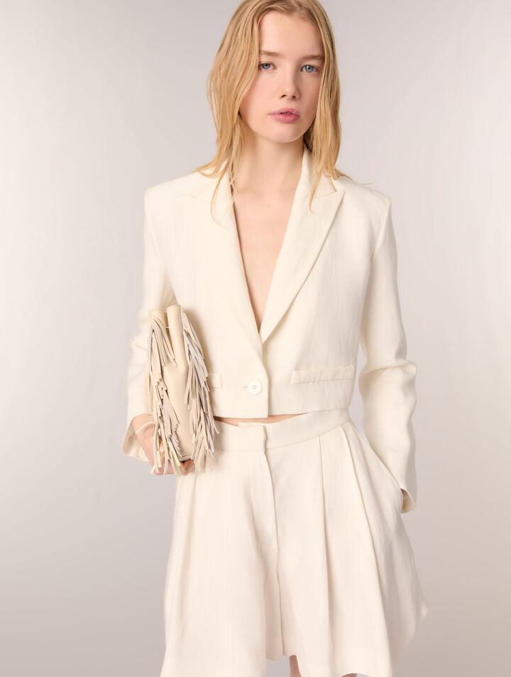 Giacca da tailleur corta