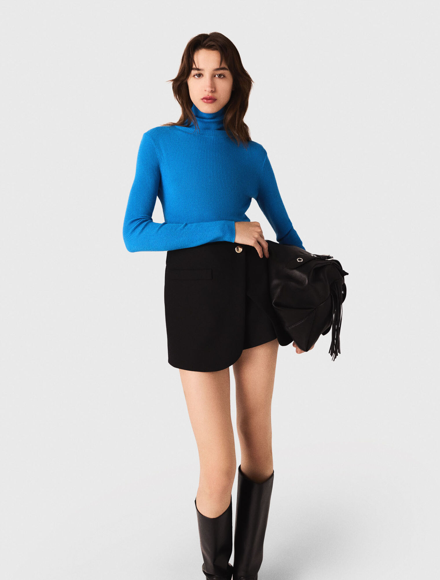 Shorts da tailleur trompe l'œil
