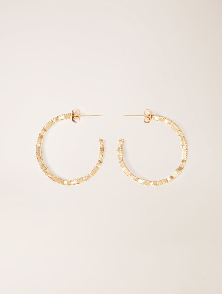 Orecchini creoli con strass