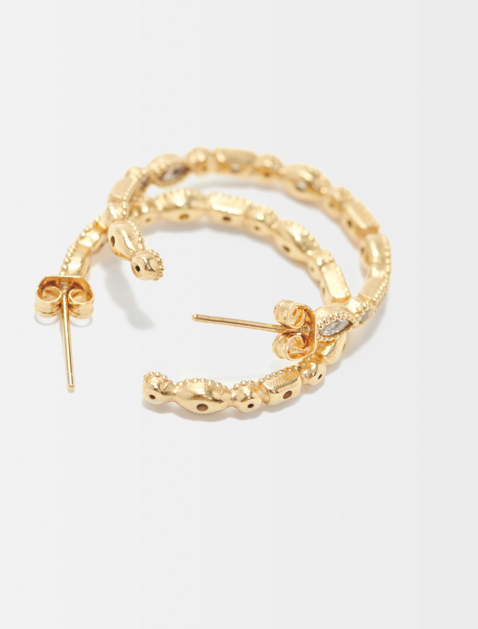 Orecchini creoli con strass