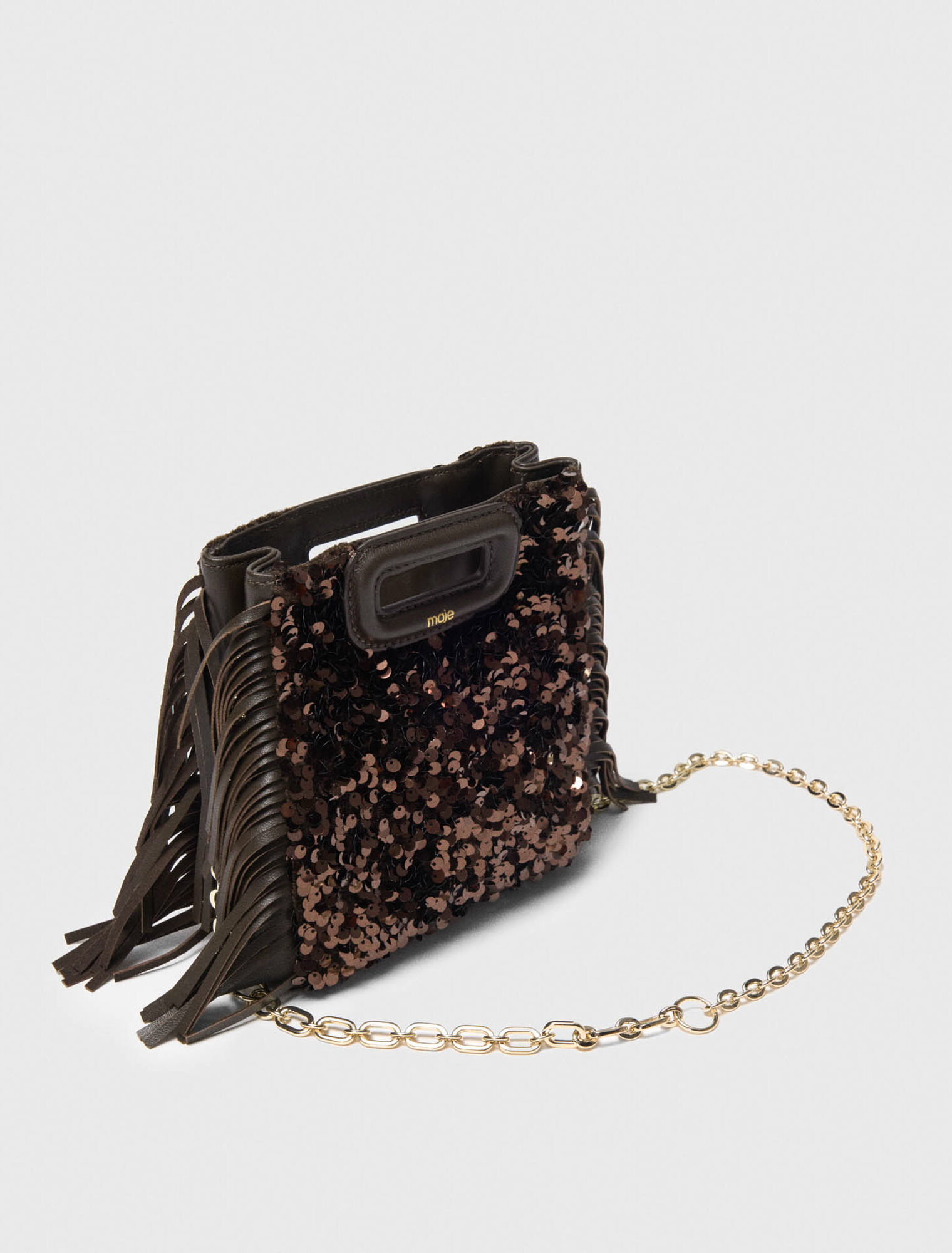 Mini-bag M con lustrini