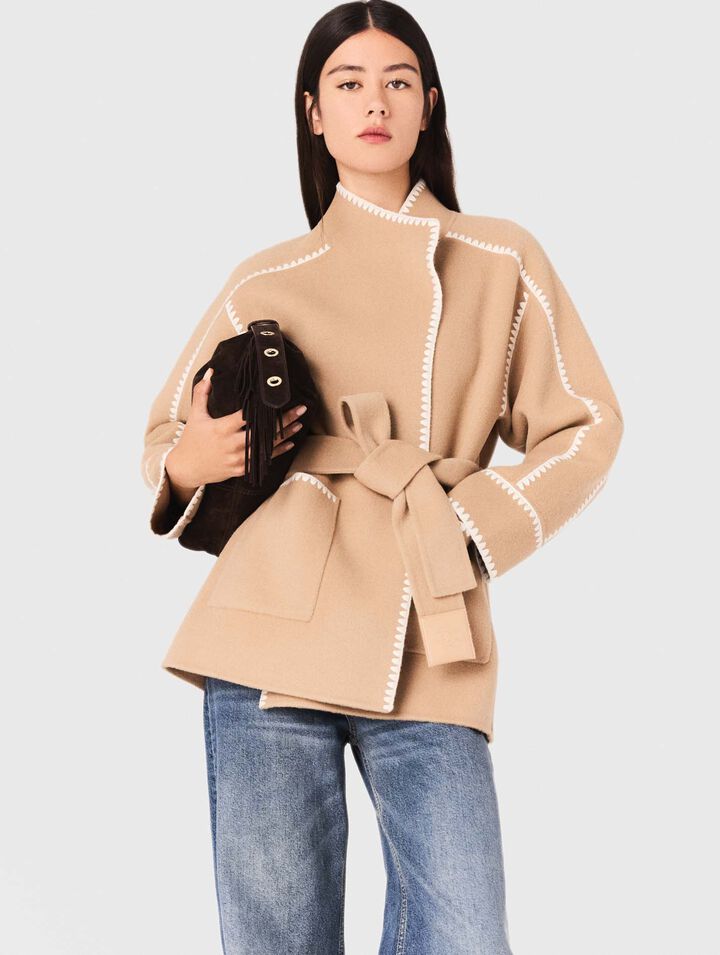 Cappotto corto double face