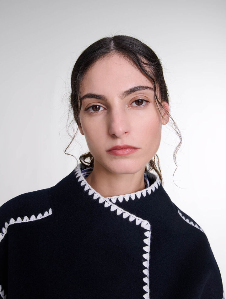 Cappotto corto double face