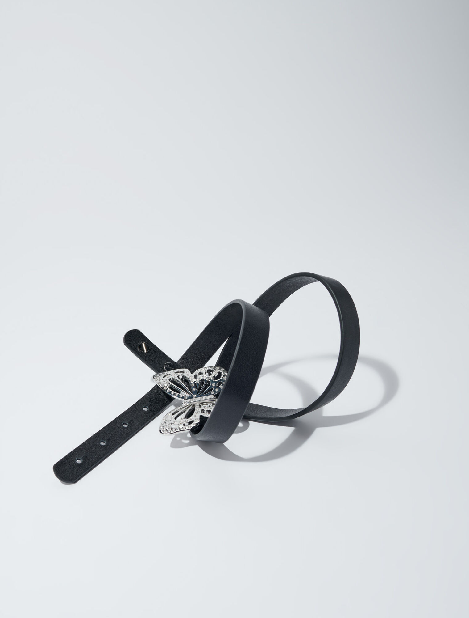 Cintura con strass e farfalle