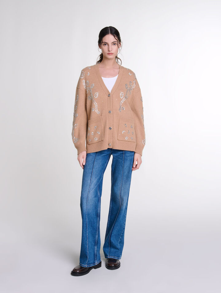 Cardigan bijoux