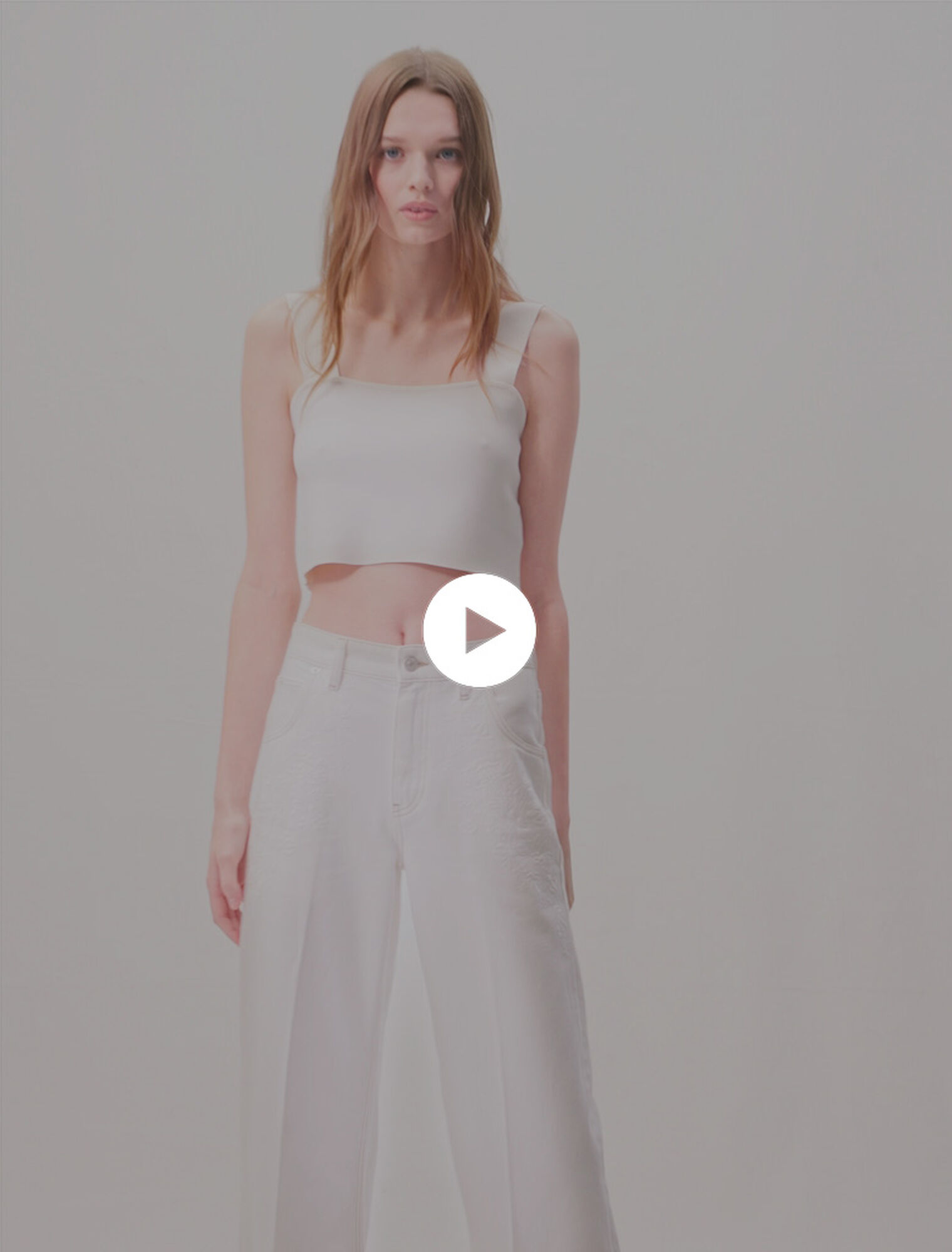 Crop top in maglia