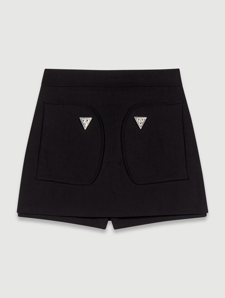Shorts effetto gonna