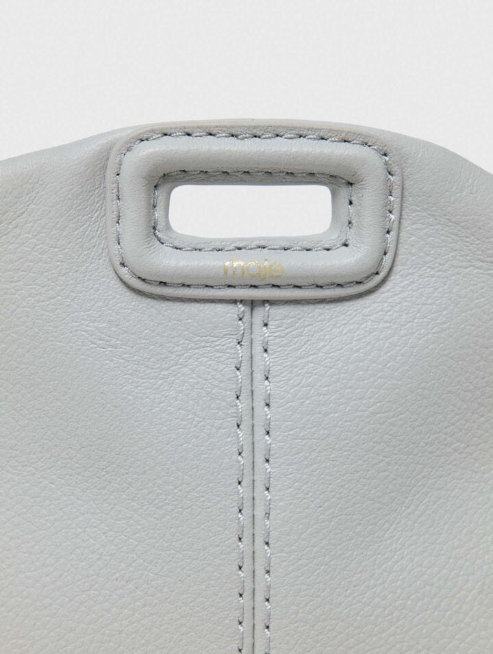 Borsa Miss M micro pelle granata