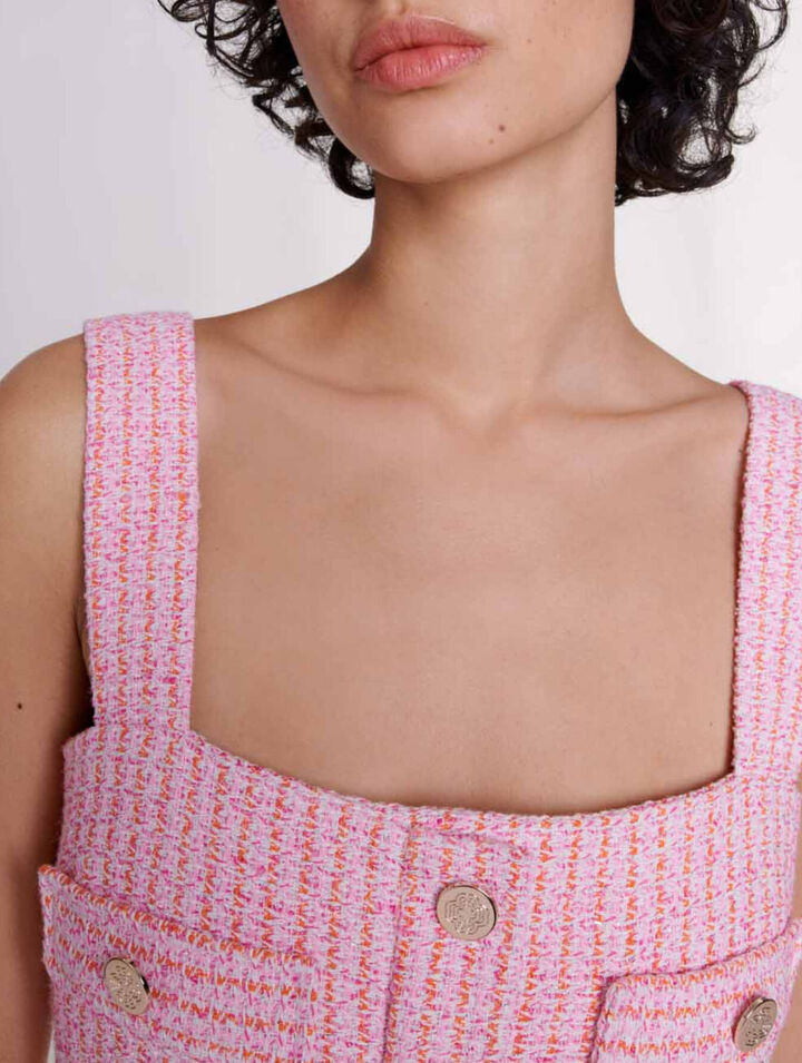 Salopette in tweed