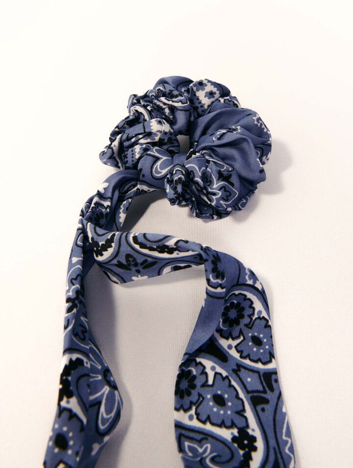 Elastico foulard nastro con stampa