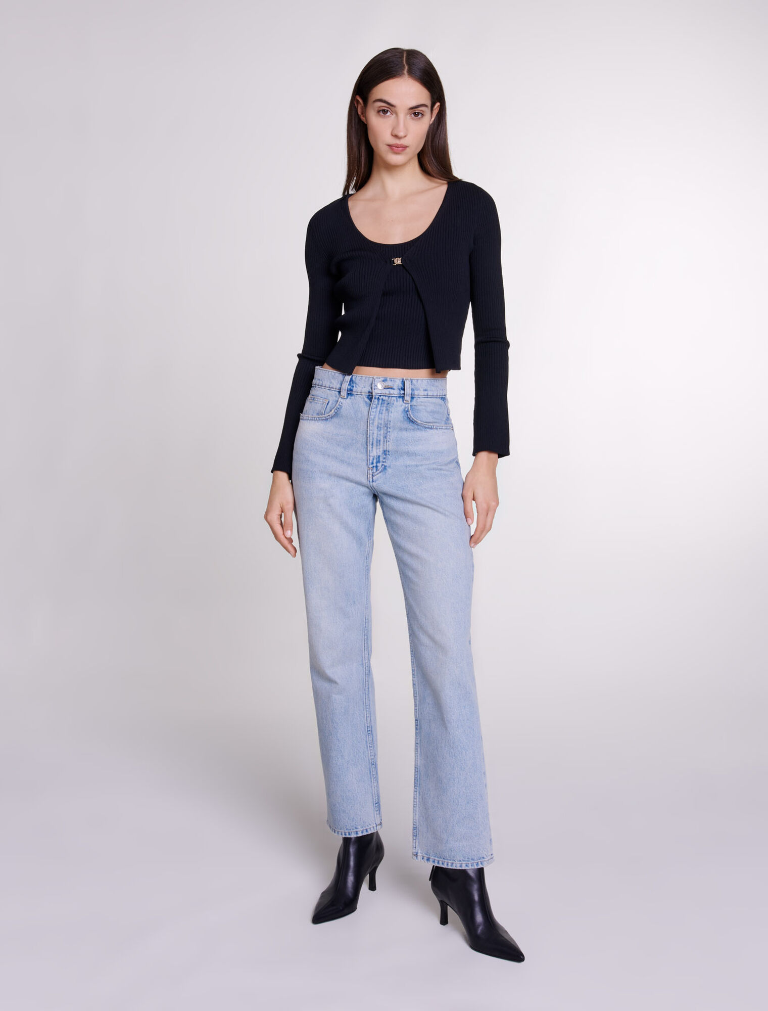 Twinset in maglia elasticizzata
