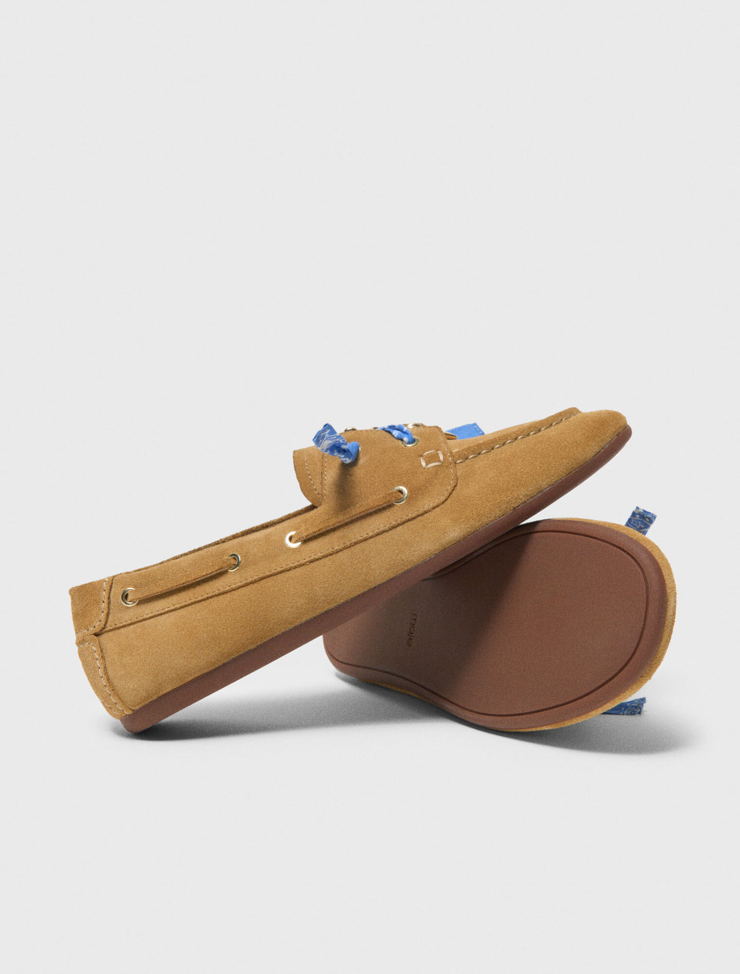 Mocassino da barca in camoscio