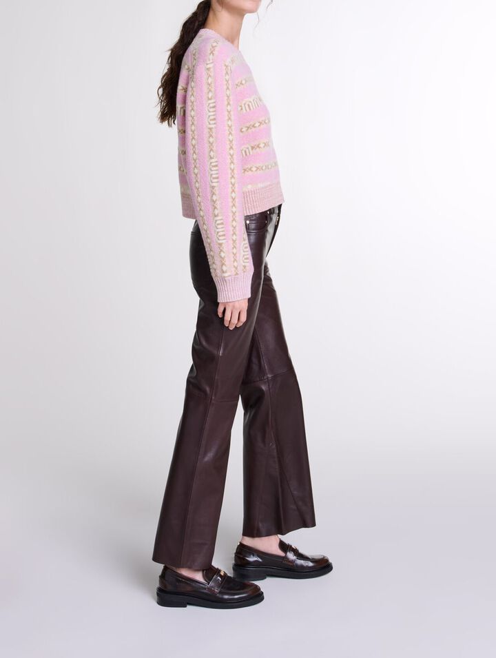 Mocassini in pelle spazzolata