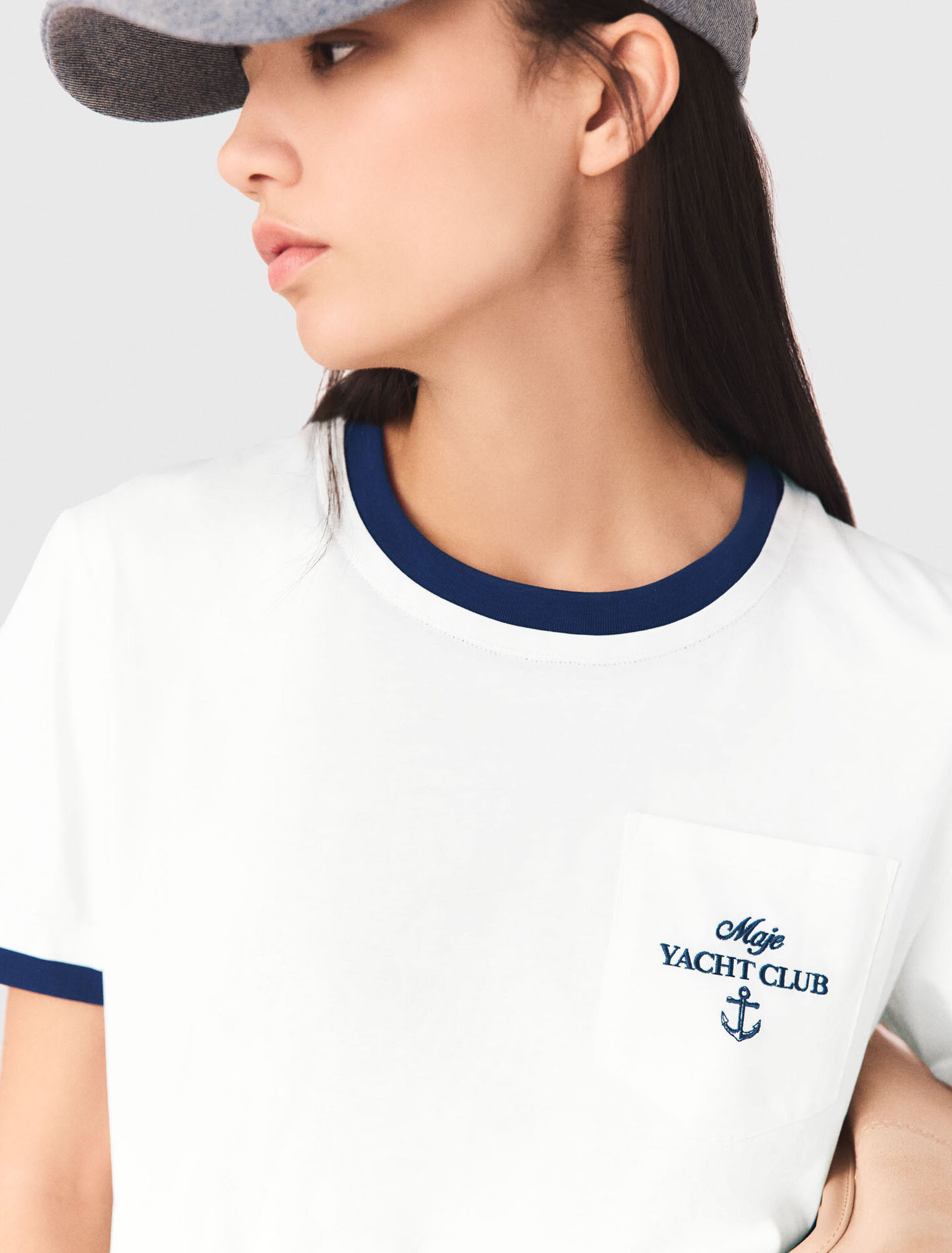 T-shirt effetto sovrapposto