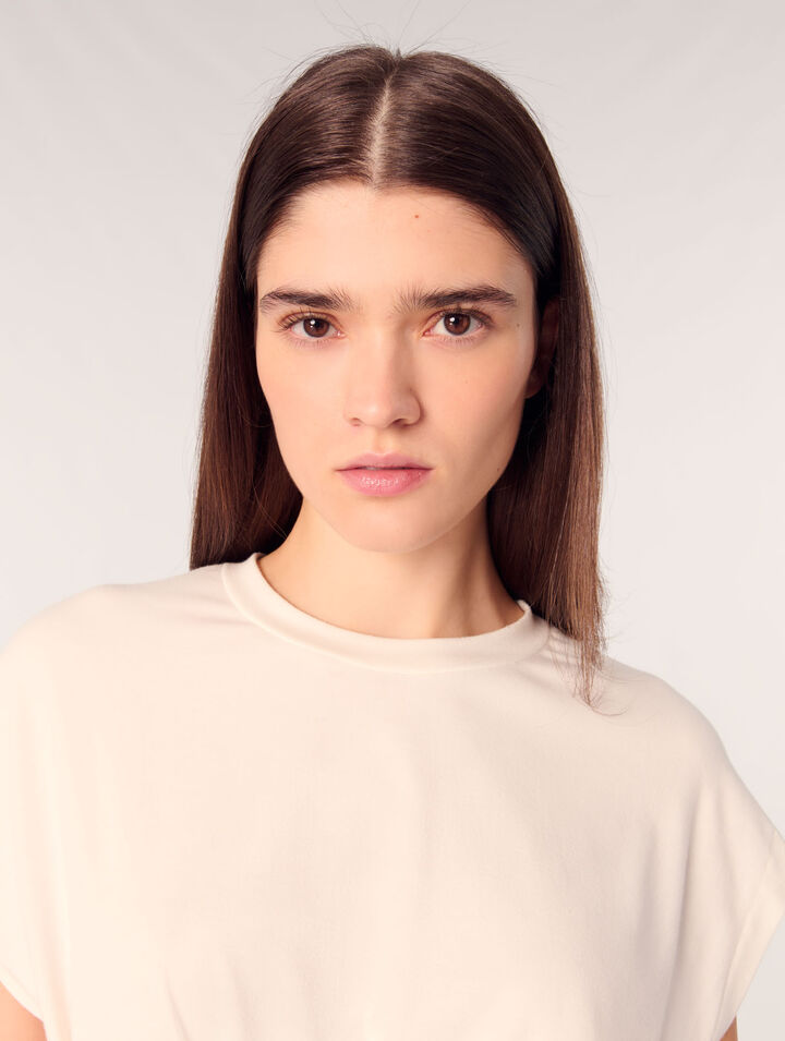 T-shirt con pinces