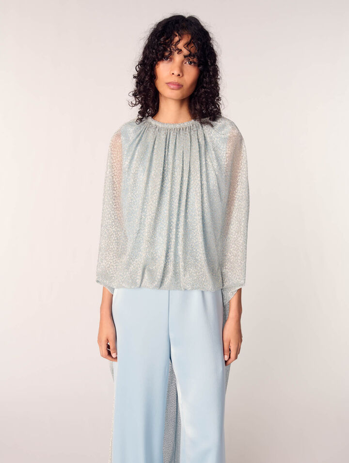 Tuta jumpsuit in lurex 2 in 1