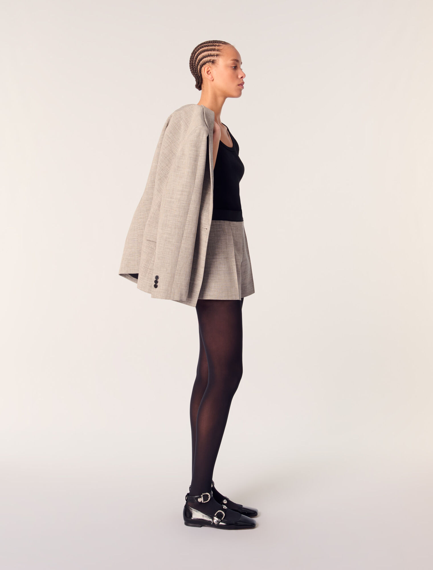 Shorts da tailleur con pinces