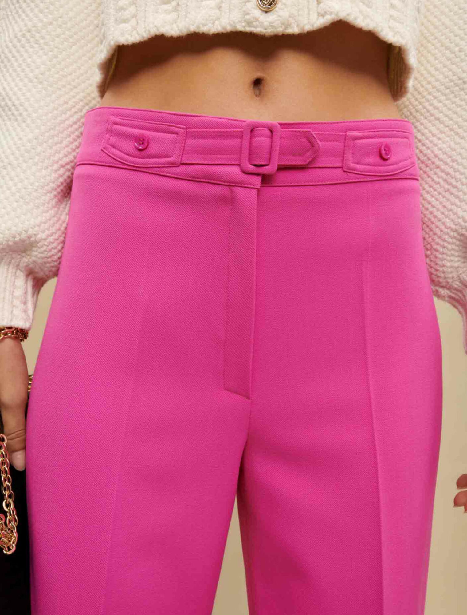 Pantaloni da abito a gamba larga