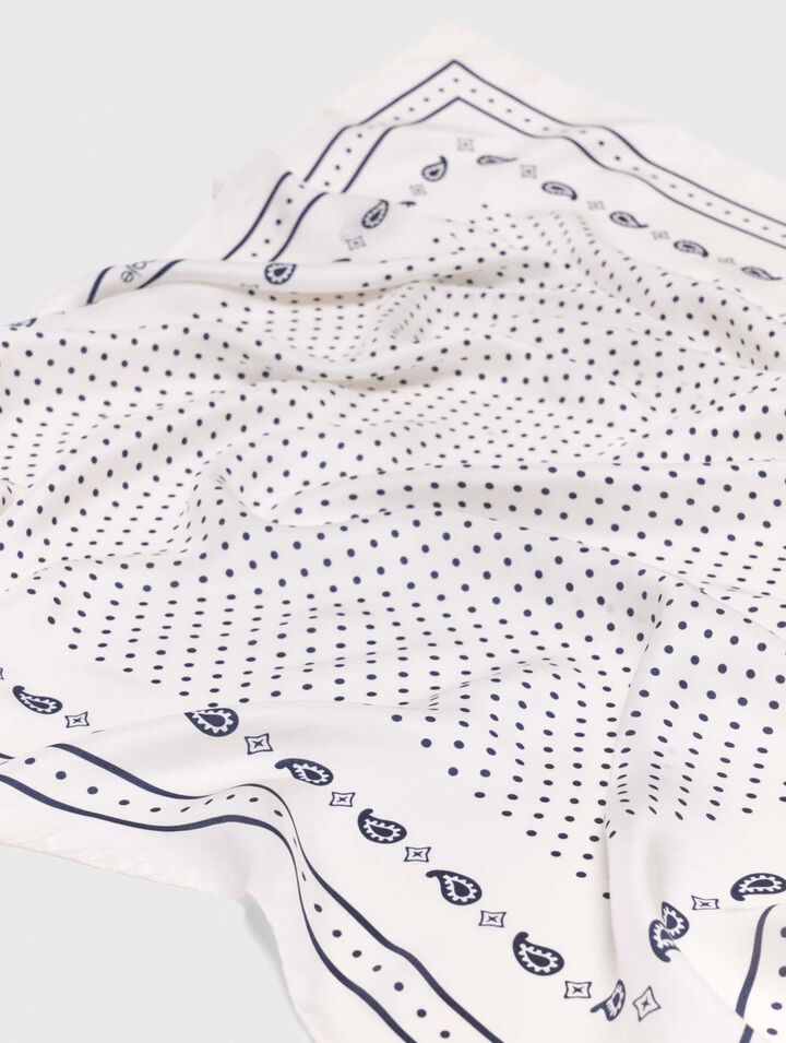 Foulard 90x90 in seta stampato