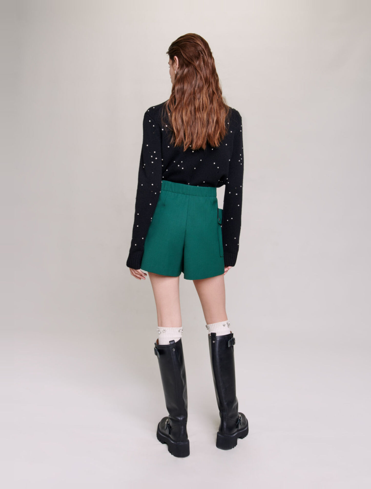 Pantaloncini strutturati con tasche