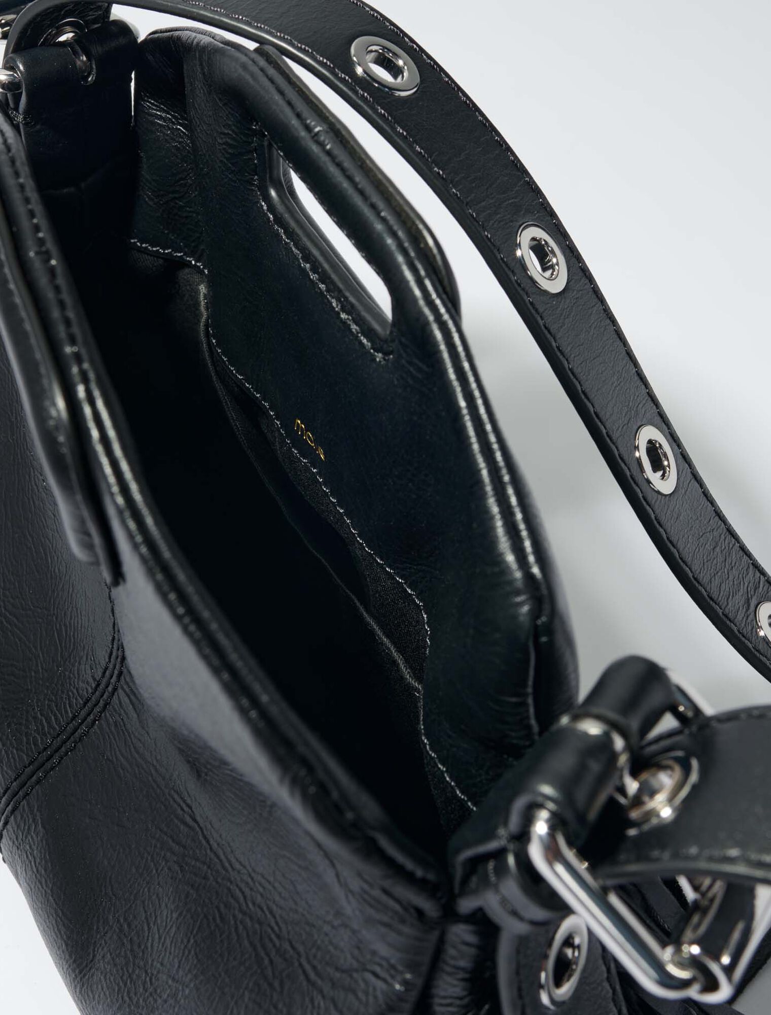 Mini-bag Miss M in pelle craquelé