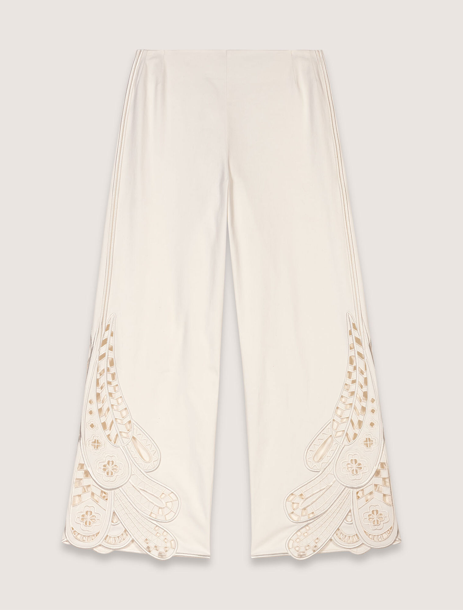 Pantaloni ricamati