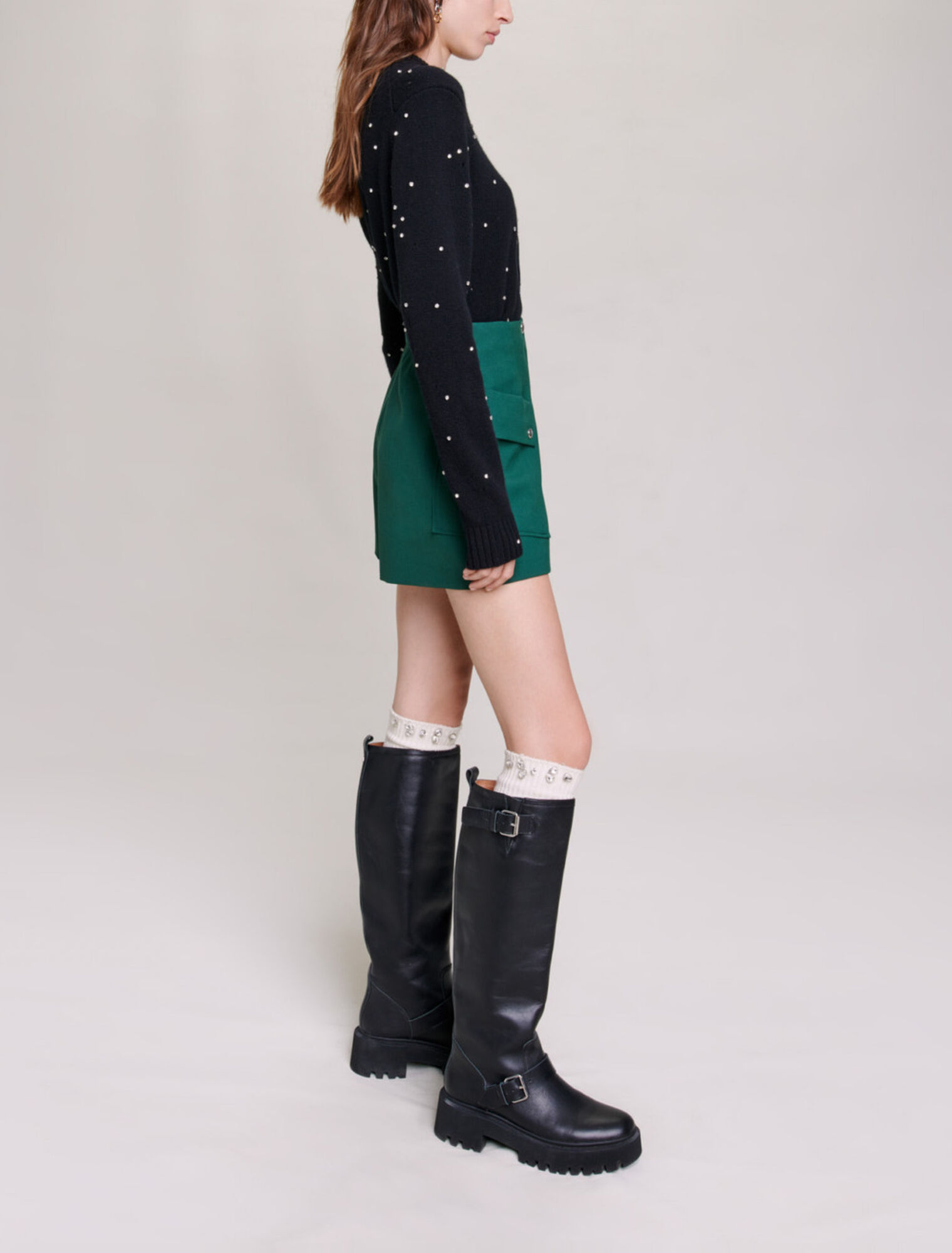 Pantaloncini strutturati con tasche