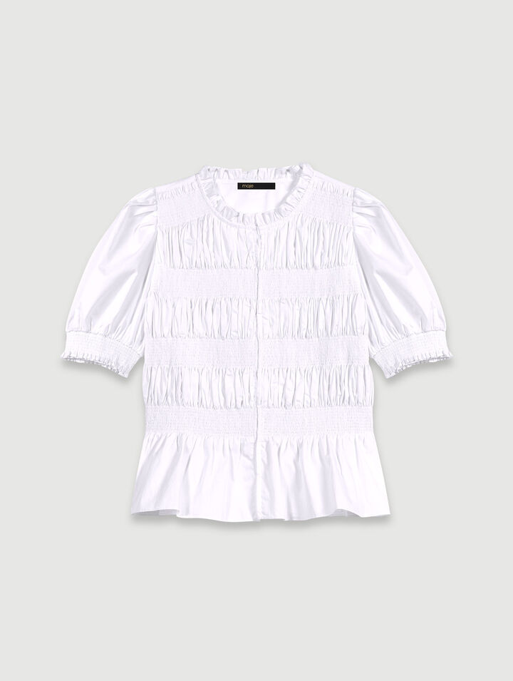 Camicia a punto smock