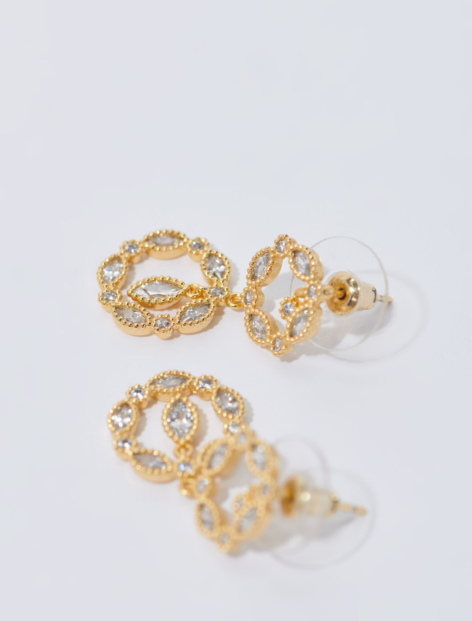 Orecchini pendenti con strass