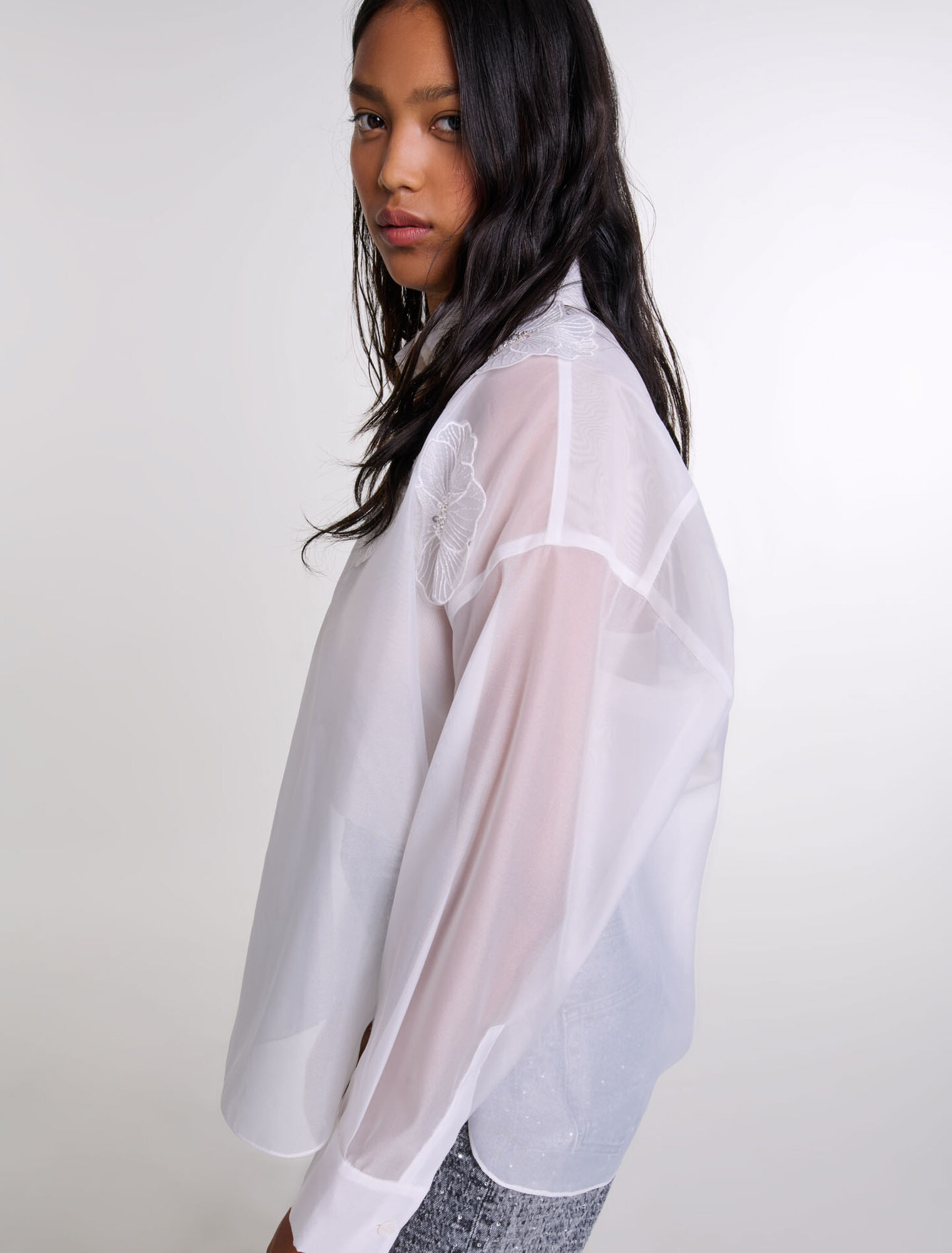 Camicia in organza