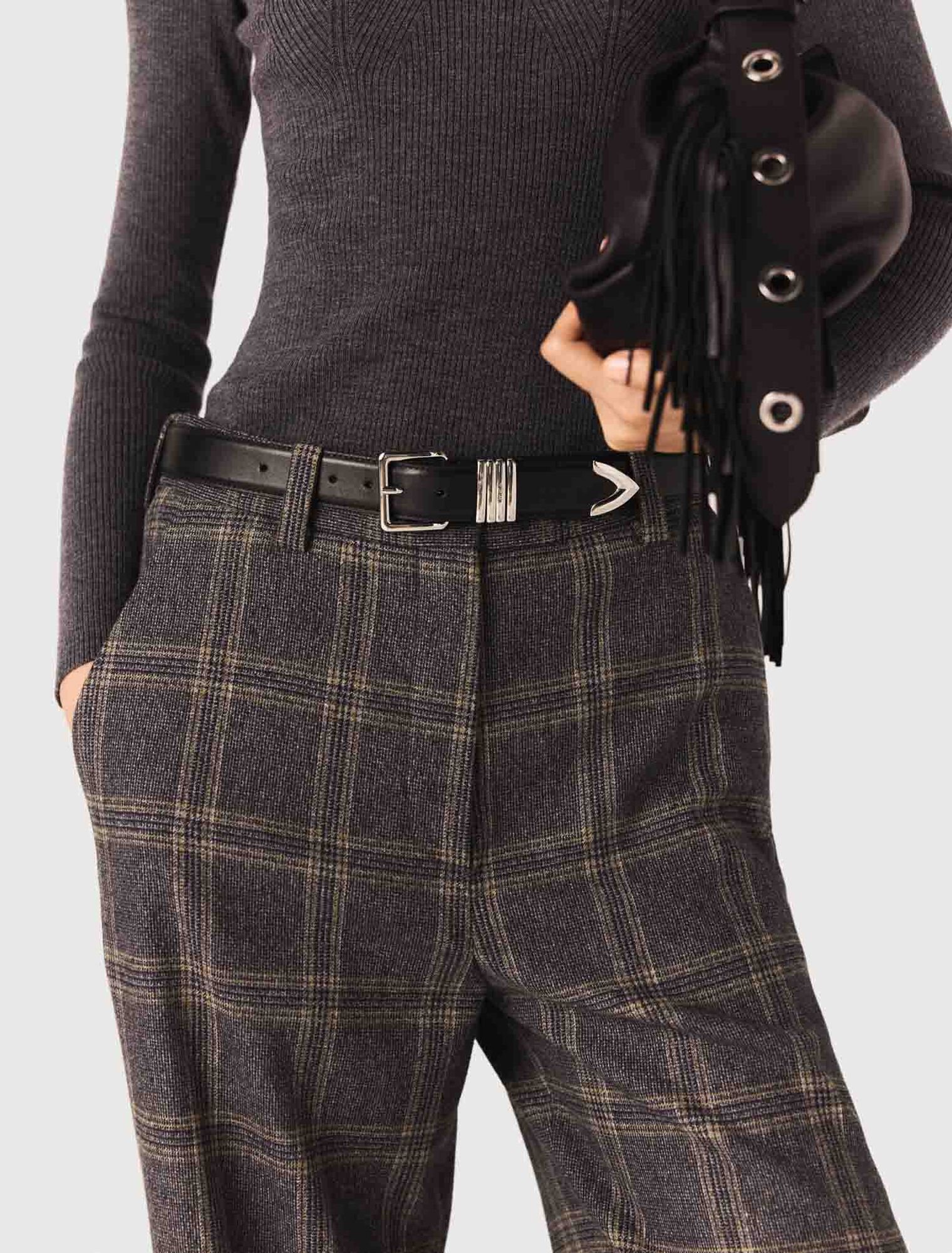 Pantaloni da tailleur a quadri