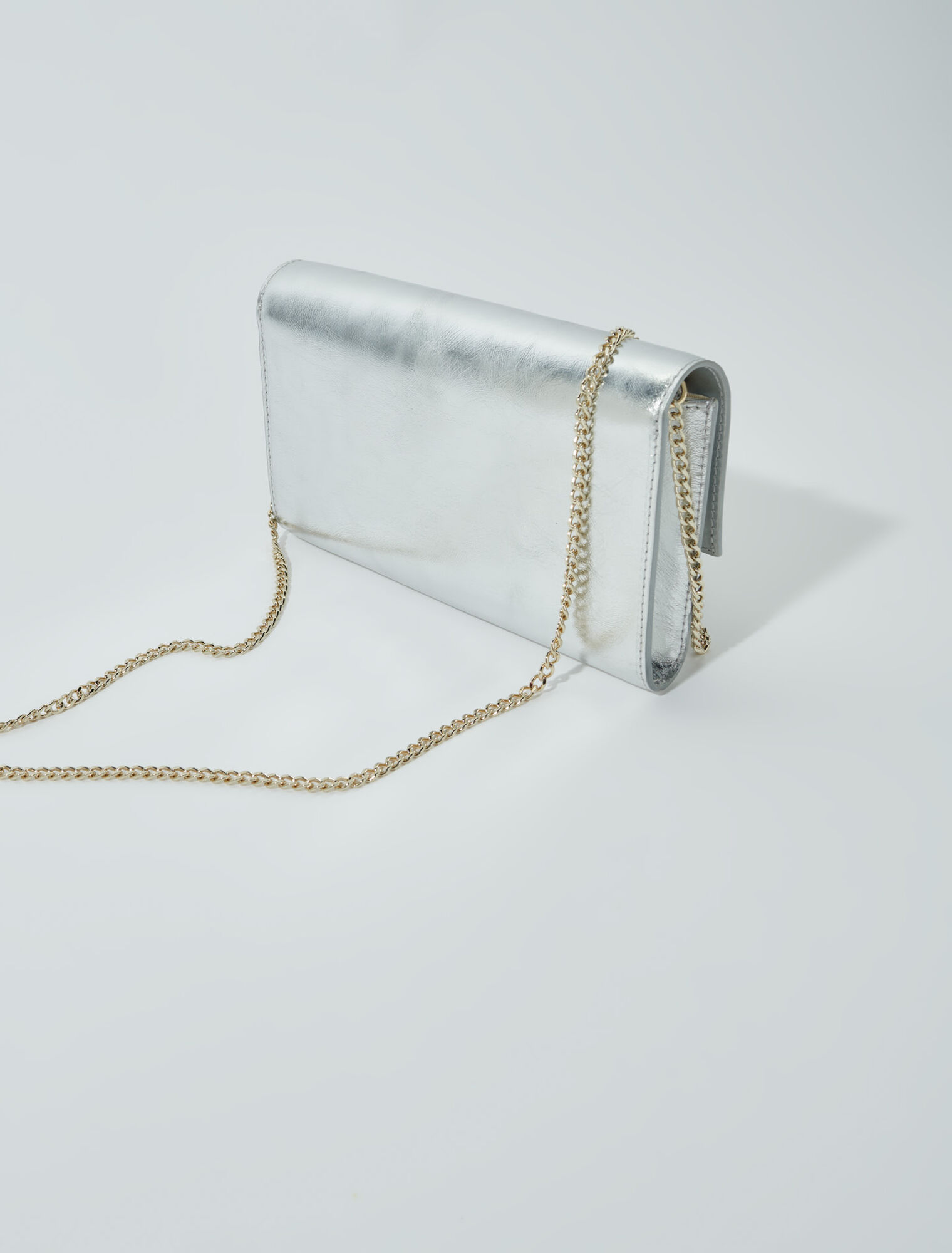 Borsa a portafoglio metallizzato