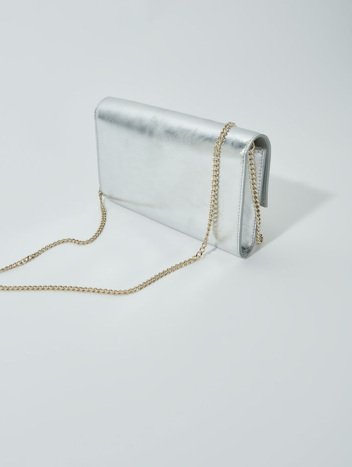 Borsa a portafoglio metallizzato