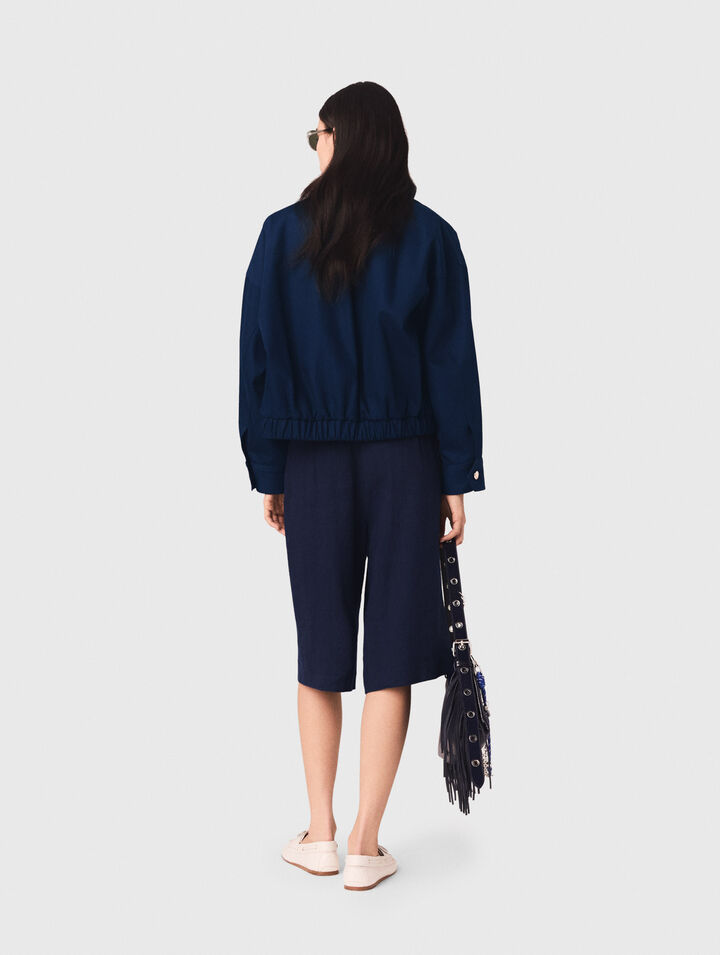 Giubbotto bomber in cotone