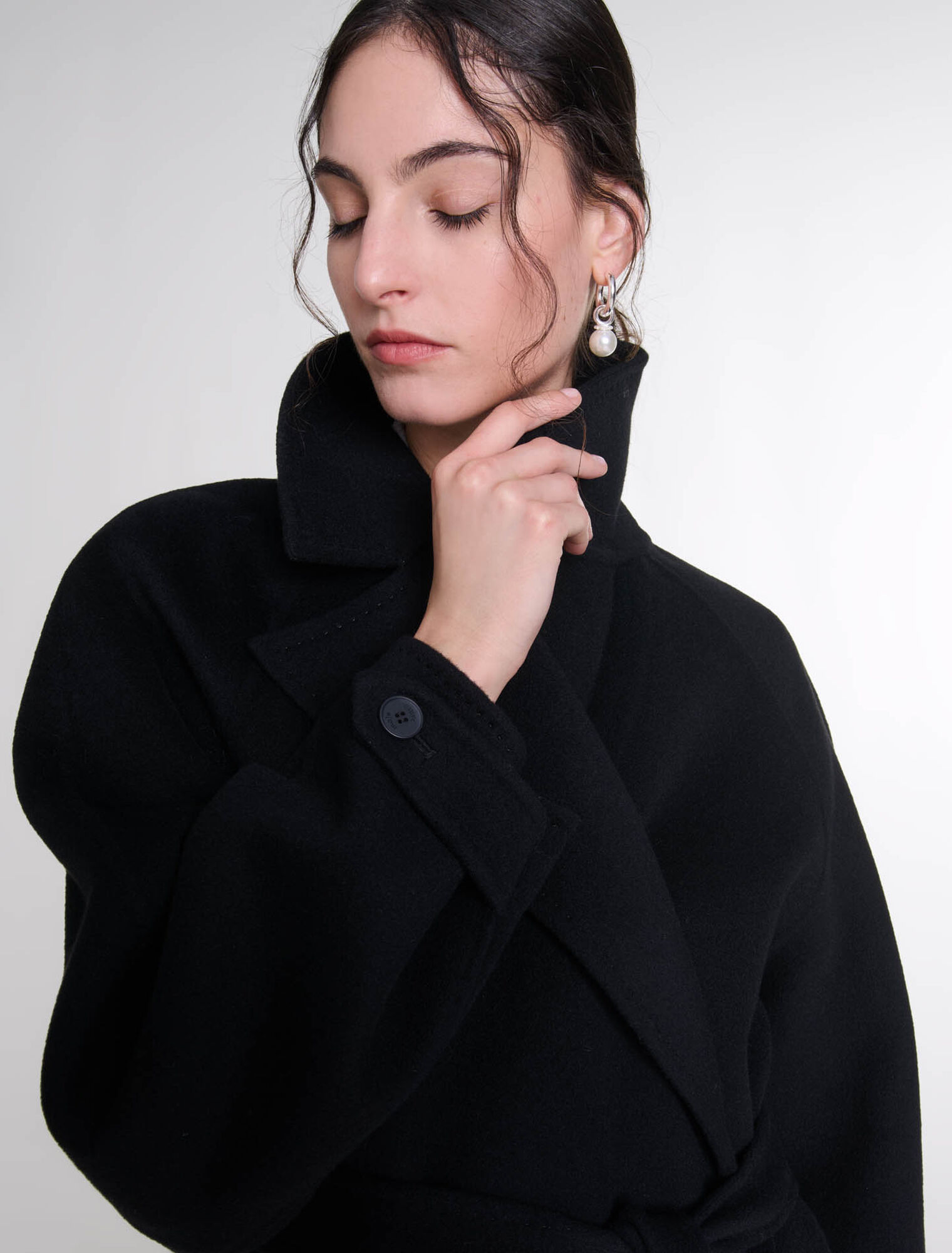 Cappotto double face medio lungo