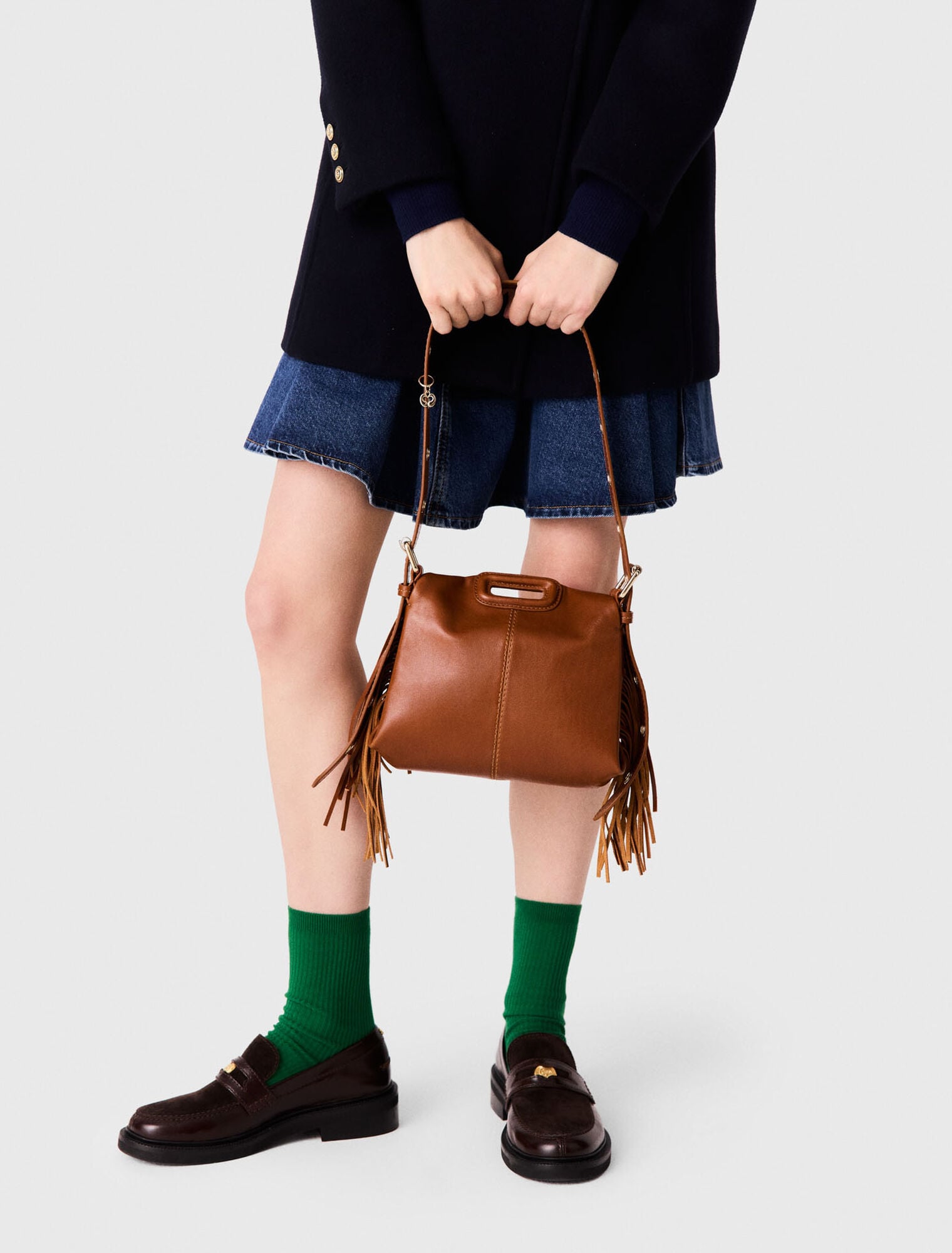 Borsa Miss M mini in pelle liscia