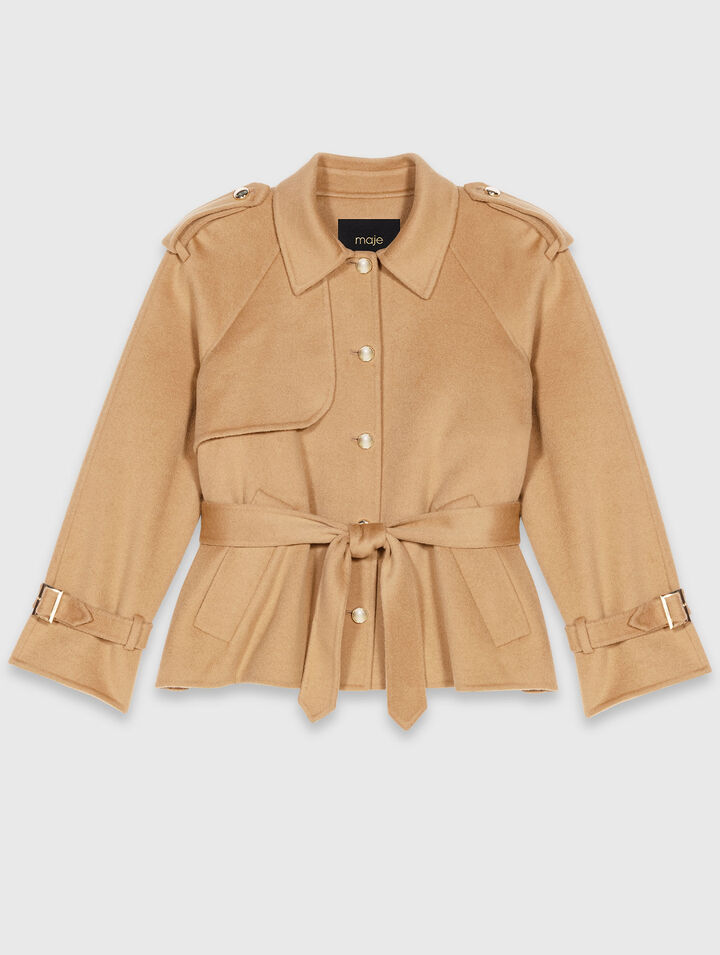 Cappotto corto double face