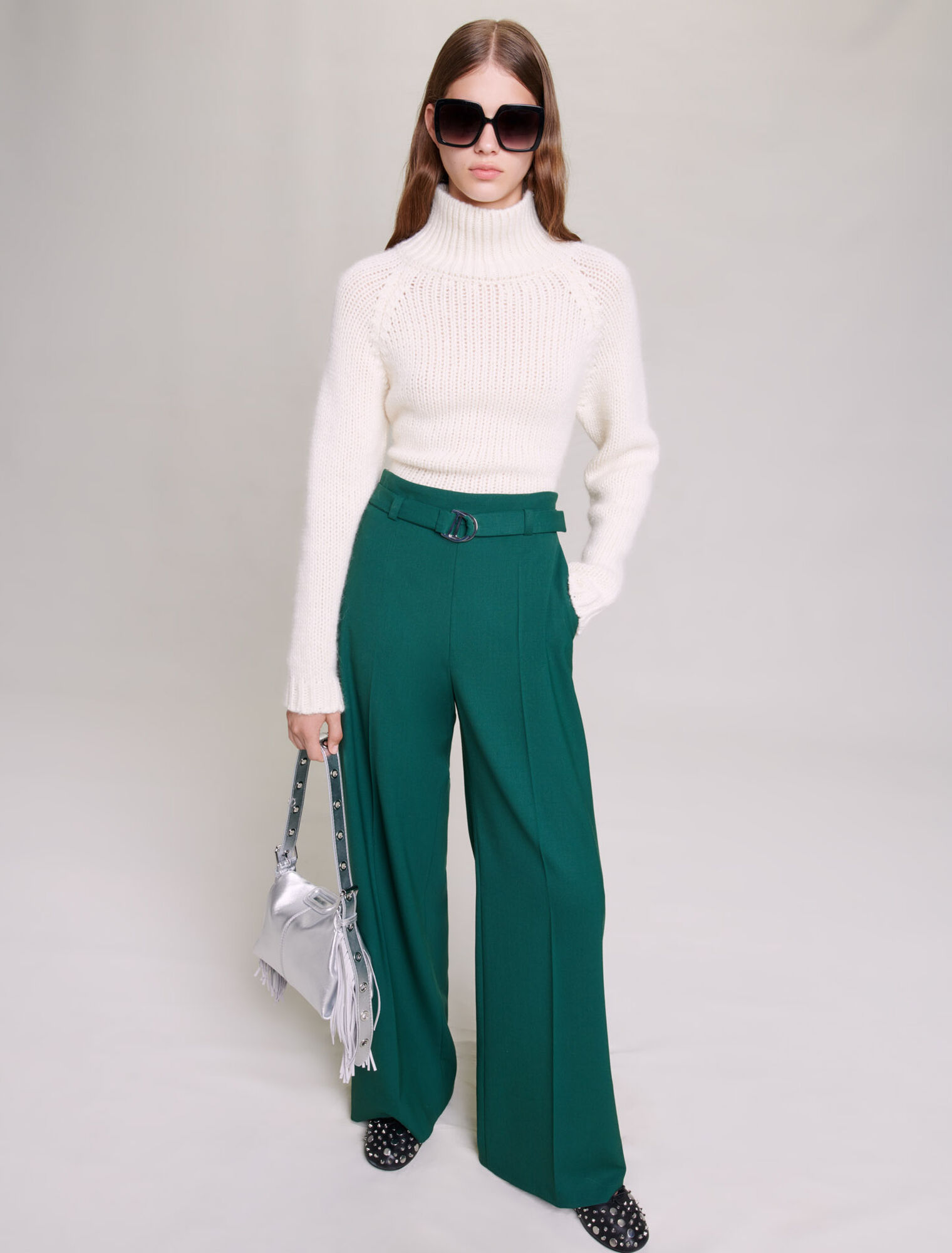 Pantaloni sartoriali larghi