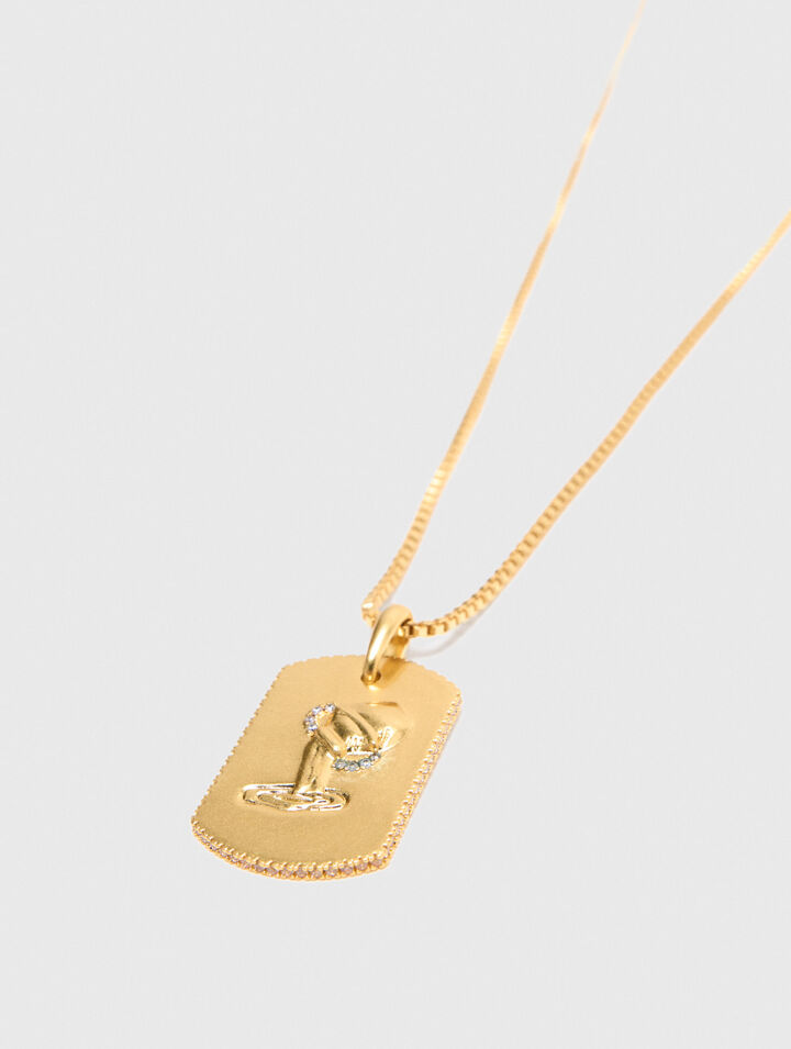 Collana con segno zodiacale