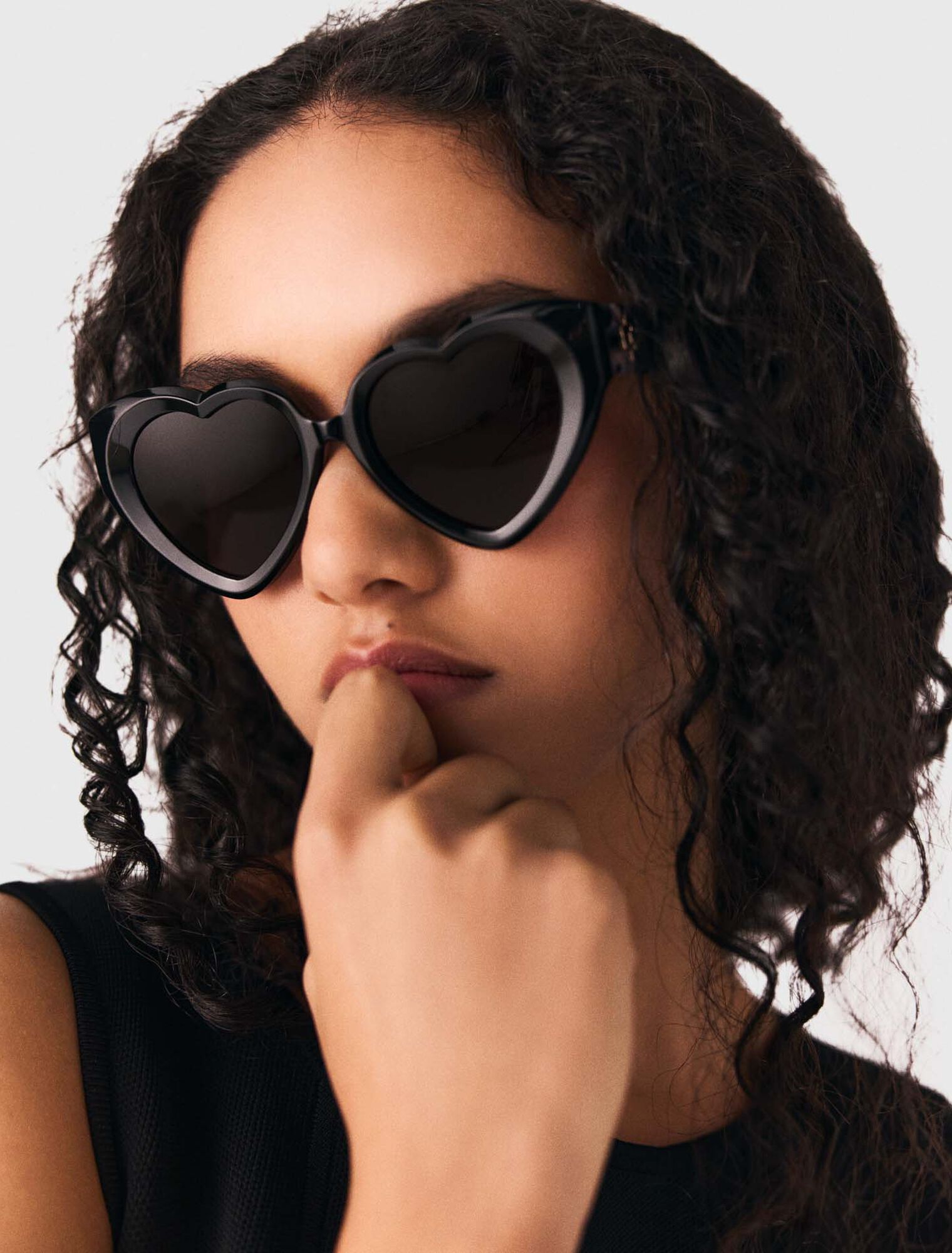 Occhiali da sole a cuore