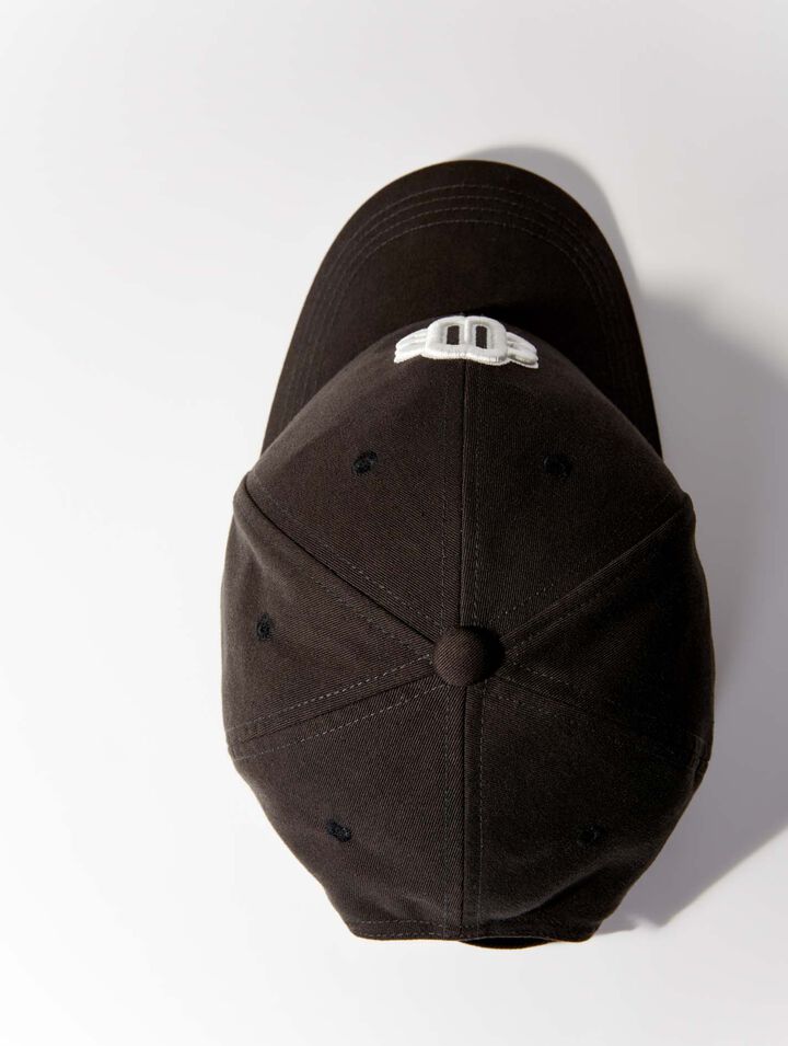 Cappellino in cotone con logo Clover