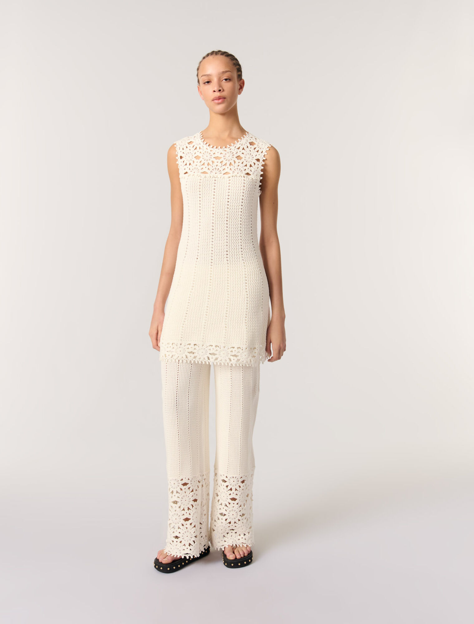 Abito corto in crochet
